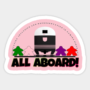 All Aboard Sticker